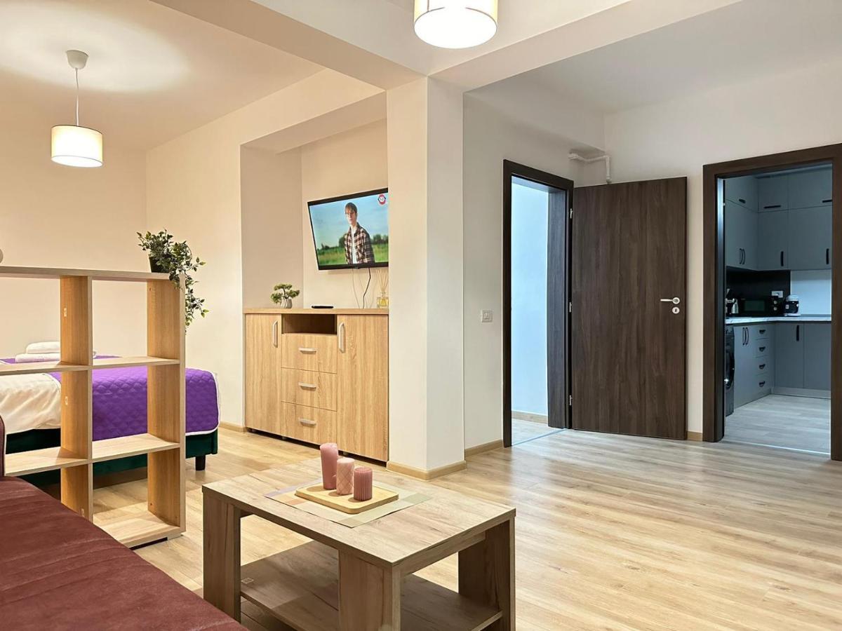 Coresi Mall Area Studios & Apartments By Glam Braşov Buitenkant foto